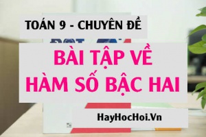 [Đầy đủ] Bài tập về đồ thị hàm số bậc hai, các dạng toán và cách giải Toán 9